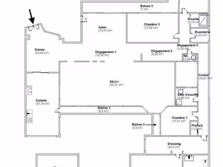 vente appartement 6 pièces