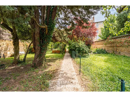 appartement ancien en plein centre avec jardin  caves et grenier