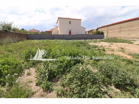 vente terrain 185m2 fourques 66300 - 59500 € - surface privée