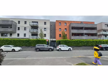 appartement annoeullin 3 pièce(s) 66.80 m2  balcon  garage.