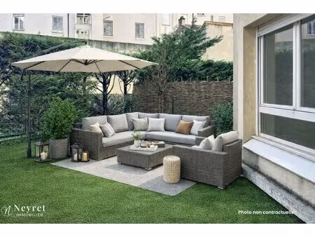 lyon 7 au coeur de jean-macé t2  avec jardin privatif de 40 m2.