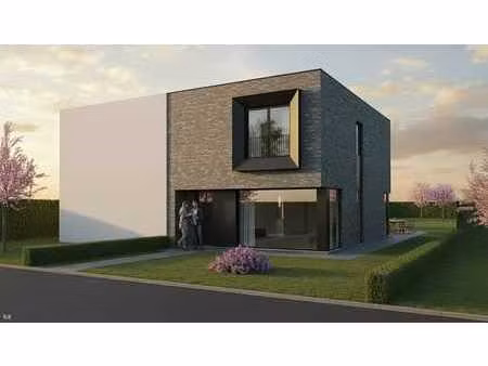 nieuw te bouwen halfopen bebouwing te houthulst