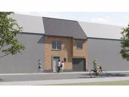 nieuw te bouwen gesloten bebouwing te brakel