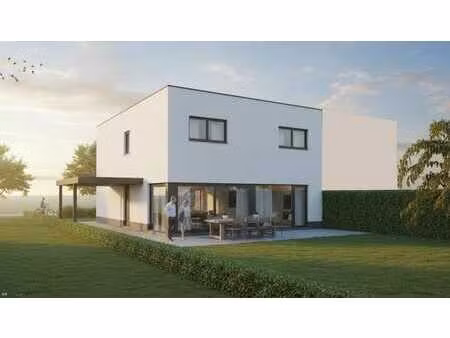 nieuw te bouwen halfopen bebouwing te brakel