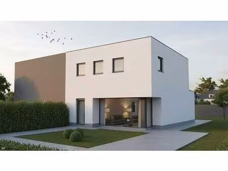 nieuw te bouwen halfopen bebouwing te erpe-mere