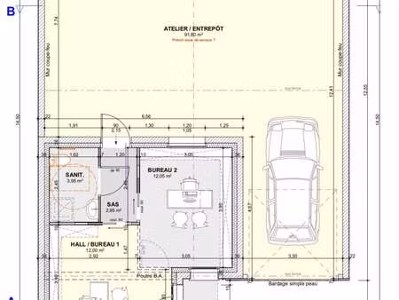 vente bureaux et commerces à cholet (49300) : à vendre / cholet