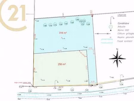 vente terrain à l'île-d'olonne (85340) : à vendre / 250m² l'île-d'olonne