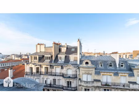paris 17e place saint-ferdinand - studette dernier étage de 7 m² avec vue dégagée