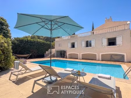 villa à réinventer avec vue mer et sur l' estérel