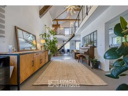 réhabilitation contemporaine d'une ancienne grange