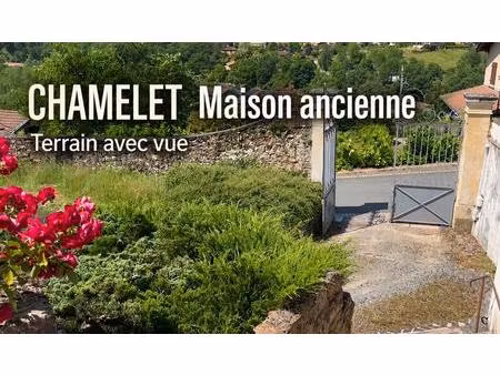 vente maison 6 pièces 184 m² chamelet (69620)