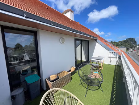 appartement terrasse saint sebastien sur loire centre-bourg 2 pièce(s) 51.4 m²m2 - dernier