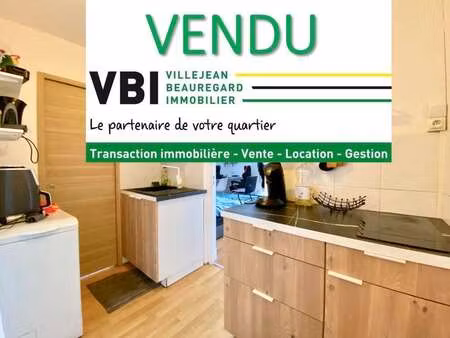 vente appartement 2 pièces à rennes villejean (35000) : à vendre 2 pièces / 31m² rennes vi