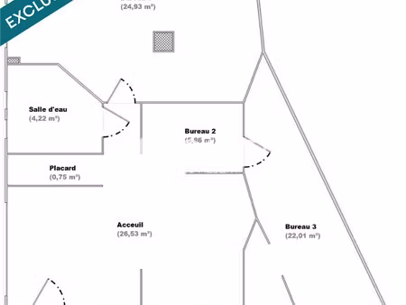 vente locaux professionnels 8 pièces 134 m² à faulquemont (57380)  69 000 €
