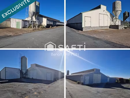 vente locaux professionnels 9 pièces 4290 m² à boussay (44190)  350 000 €