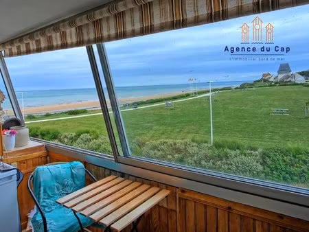 bernieres sur mer - appartement trois pièces vue mer