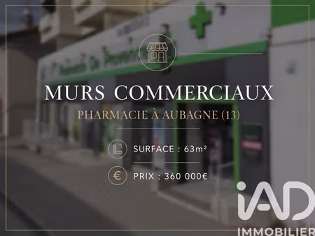 vente boutique/local commercial 63 m²