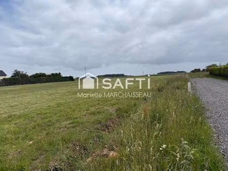terrain constructible viabilisé de 836m2
