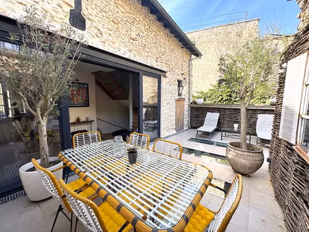 magnifique maison de ville style loft centre montfort l amaury 6 pièces 170 m2