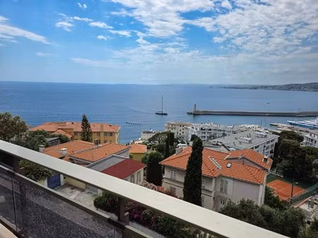 nice mont-boron - dernier étage vue panoramique - 3/4 pièces cave et garage