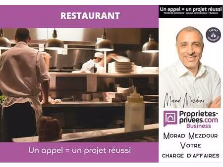 lille sud - restaurant 120 m²  40 couverts