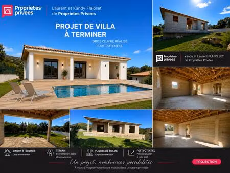 maison à achever - en état d'hors d'eau - 20144 ste lucie de porto-vecchio - corse du sud 