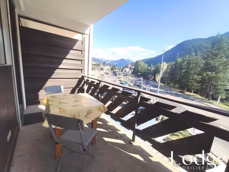 vente appartement 2 pièces 30m2 saint-chaffrey 05330 - 147000 € - surface privée
