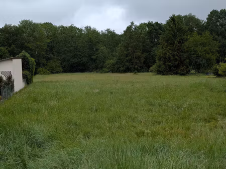 terrain en partie constructible