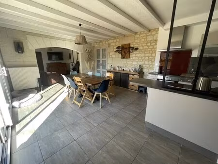 à vendre – maison de charme rénovée à loudun  proche centre-ville