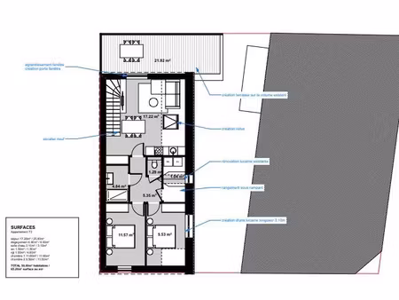 vente appartement 3 pièces 50 m² à schiltigheim (67300)  118 000 €