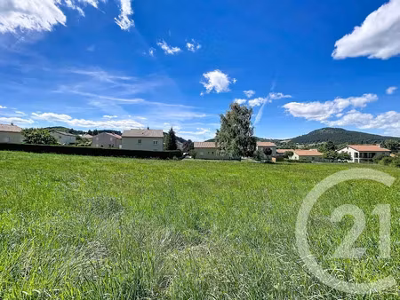 vente terrain à batir 1088 m² à lantriac (43260)  79 500 €