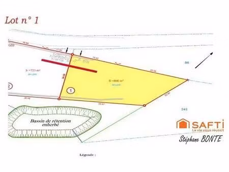 terrain constructible viabilisé à vendre