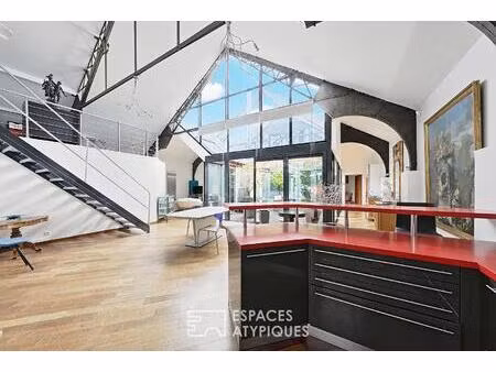 l'esprit eiffel au coeur d'un loft près des bords de seine