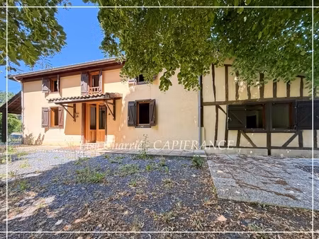 maison en colombages à vendre 6 pièces proche de nogaro (32) de 131 m2 habitables sur 1800