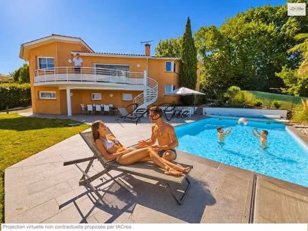 15 mn blagnac villa d'architecte - piscine - vue degagee