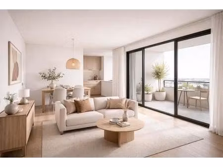 t2 avec balcon et parking au dernier étage dans une résidence moderne