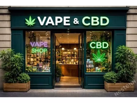 exclusivite : société exploitant 2 magasins de vente de vape et cbd