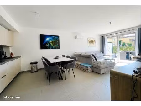 appartement 2 pièces 55 m2 terrasse jardin boxe