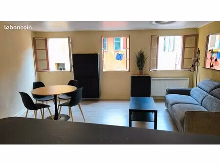 location vieux nice – t2 meublé rénové 50 m² – bail mobilité 10 mois sept26-juin27