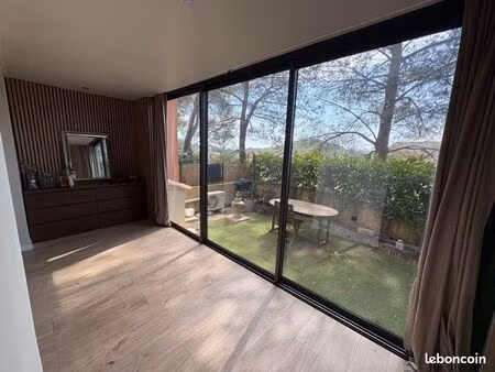 2 pièces mougins le haut avec jardin ensoleillé sans vis à vis