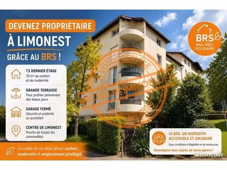 appartement 3 pièces 70 m²