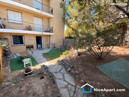location meublée – 2 chambres avec jardin – étudiants ou bail mobilité – nice (coteaux de 