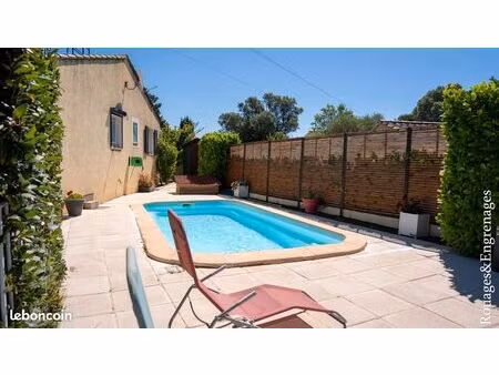 13011 les camoins la treille - maison plain-pied 110 m² sur un terrain 652 m² garage pisci
