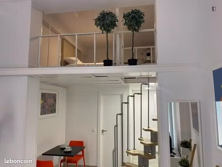 f1 meublé de 24 m² au 3 éme étage