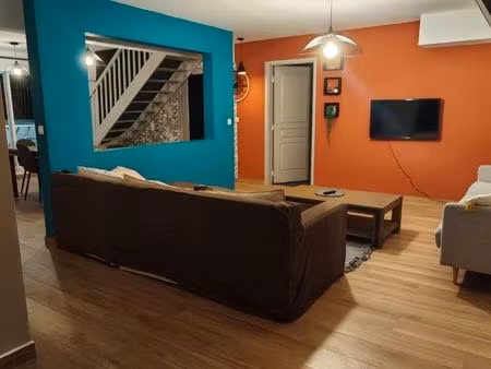 t4 duplex meublé