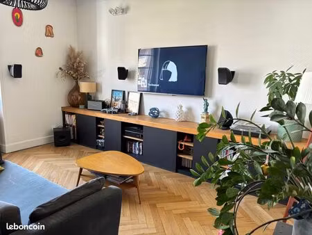 lyon 6ᵉ – appartement 84 m² – 2 chambres + bureau – rénovation architecte