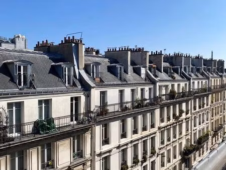 studio deux pièces dernier étage – résidence sécurisée – paris 10e