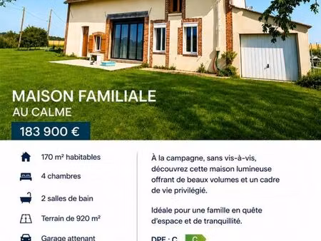 maison 6 pieces 170m2