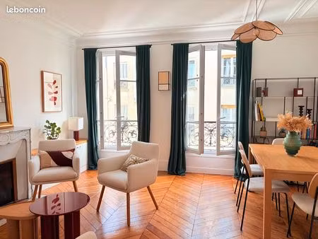 vends appartement lumineux et au calme - 67m² - batignolles