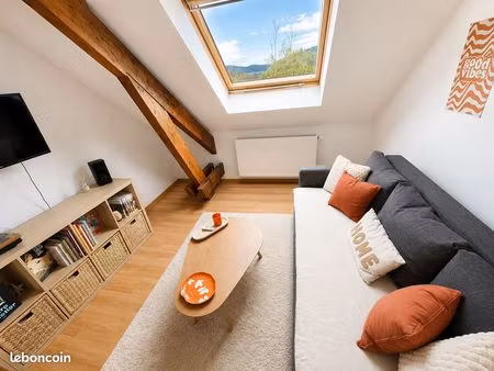appartement t2 cosy de 45 m² – belfort  avenue jean moulin – vue sur l'étang des forges